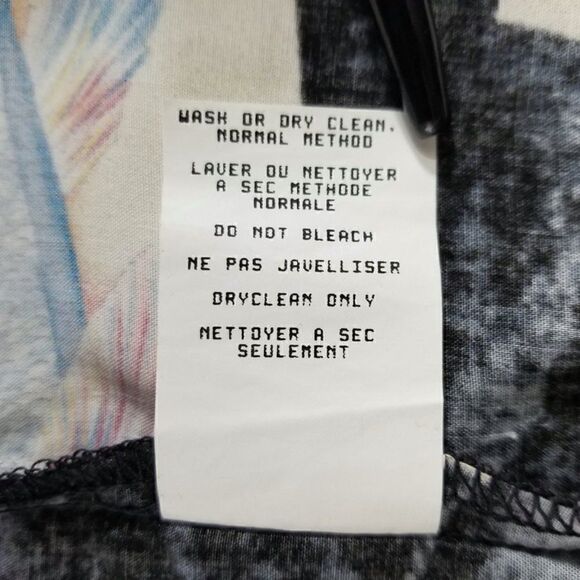 Quiksilver Qs Mens Xl Hawaiian Fish Rayon Button Up S/s Camp Shirt Made In Usa - Picture 11 of 12